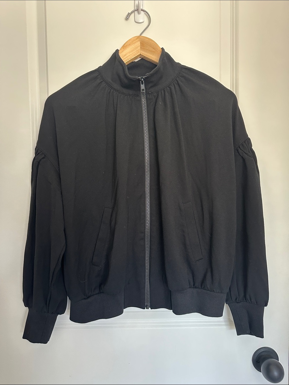 CAbi Women's Zip-Front Jacket Black S